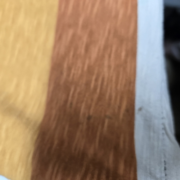 American Eagle Striped Multicolor V-Neck Men's Shirt Large - Picture 6 of 8